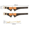 Generique Menottes Butler Noires et Marron